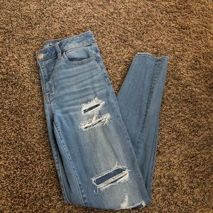 american eagle hi-rise jeggings